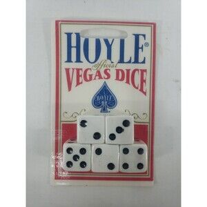 Hoyle Vegas Dice Official Vintage 1992 New Sealed Package Made In Hong Kong